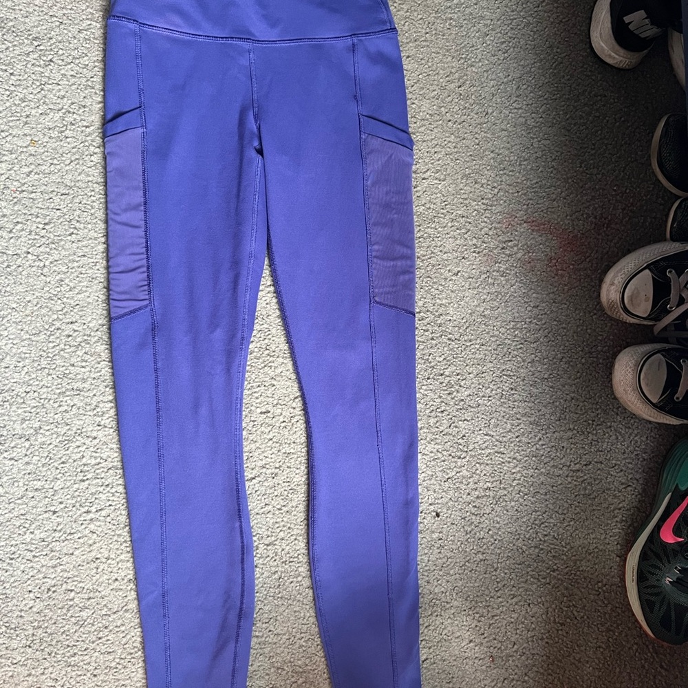 Fabletics Purple High-Waisted Leggings